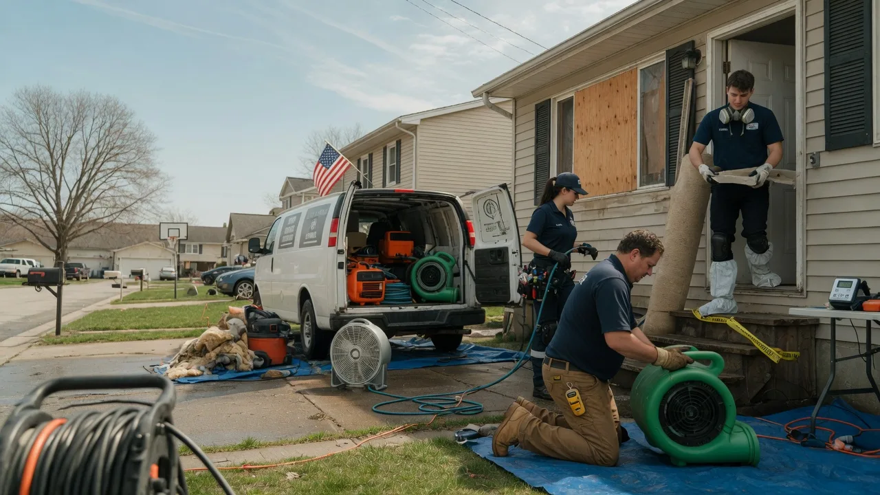 Water Damage Restoration in Hallieford, VA near me